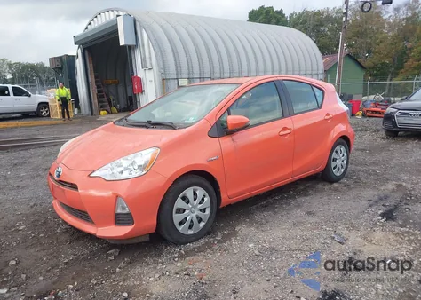 2012 Toyota Prius C One из США, поврежденный, VIN JTDKDTB36C1026302